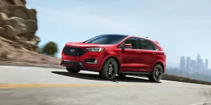 Red 2022 Ford Edge