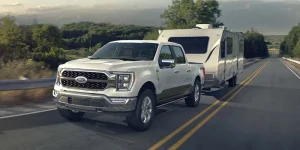 2022 Ford F-150 pulling camper