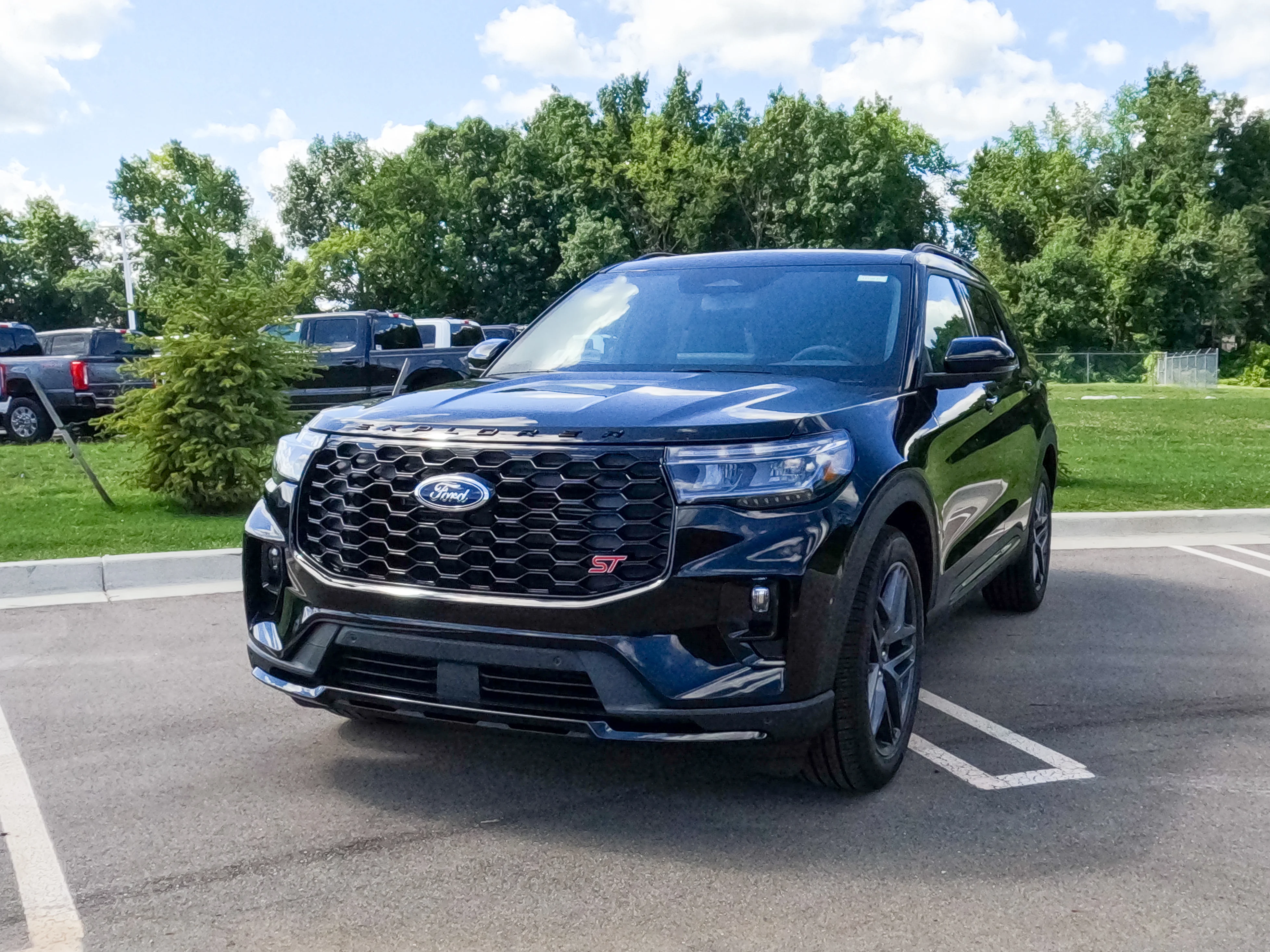 A 2025 Ford Explorer on our lot right now at Bob Maxey Ford of Howell