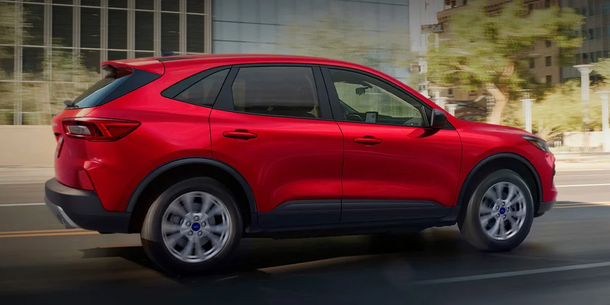 A bright red 2025 Ford Escape