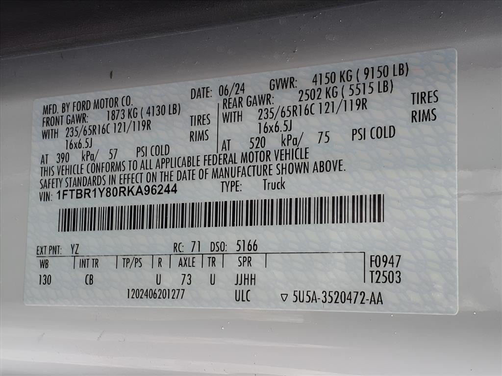 2024 Ford Transit Base