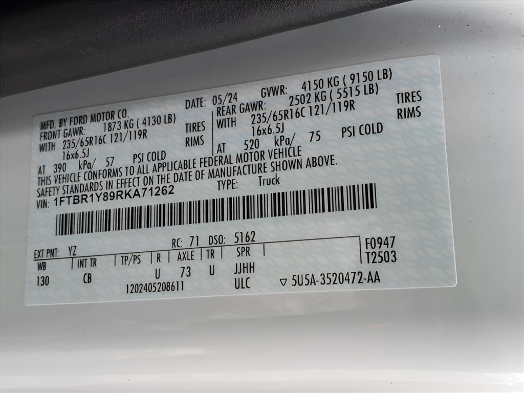 2024 Ford Transit Base