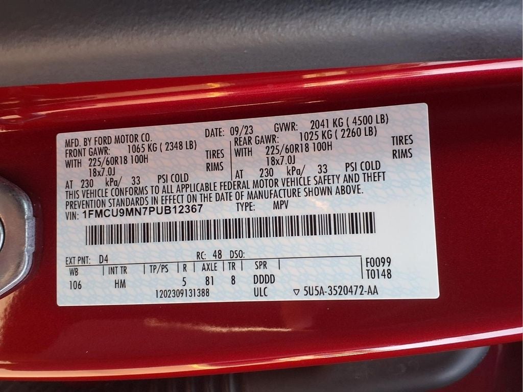 2023 Ford Escape ST-Line