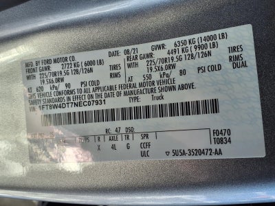 2022 Ford F-450 Super Duty Platinum