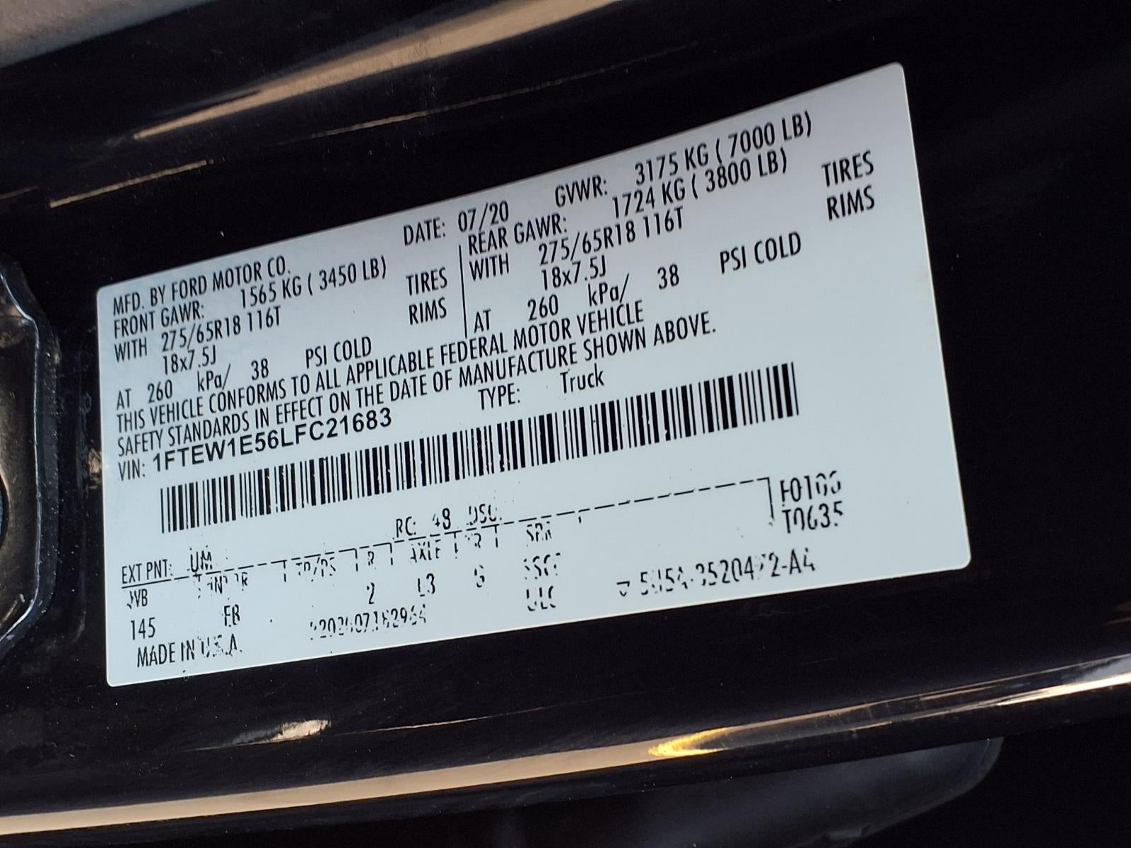 2020 Ford F-150 XLT