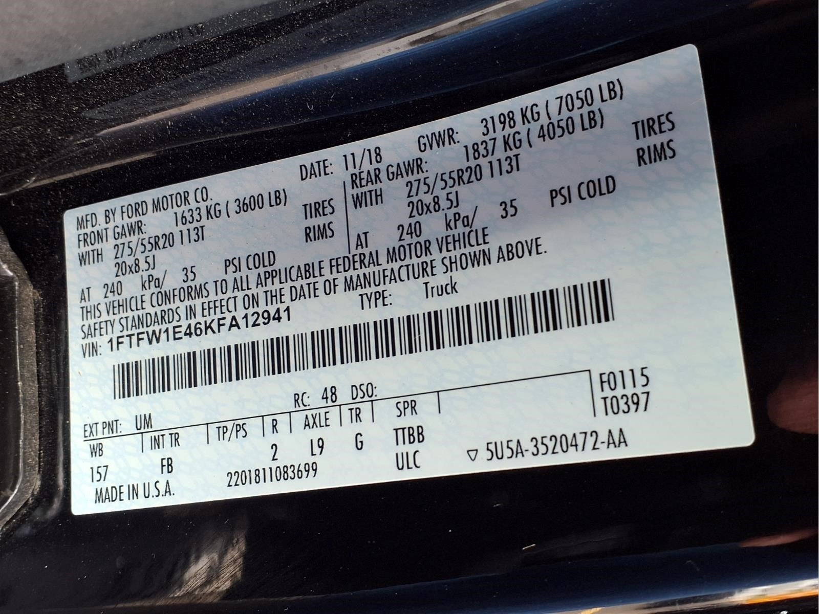 2019 Ford F-150 XLT