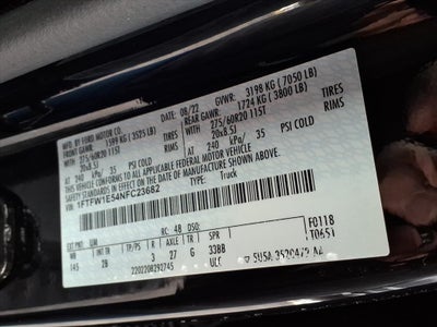 2022 Ford F-150 Lariat