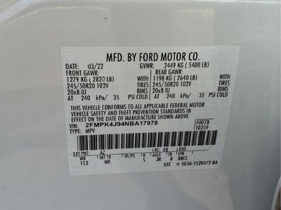 2022 Ford Edge ST Line