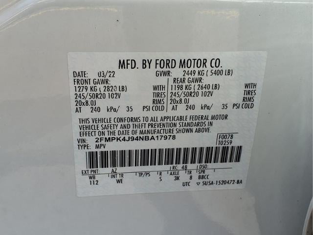 2022 Ford Edge ST Line