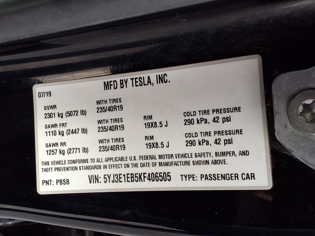 2019 Tesla Model 3 Performance