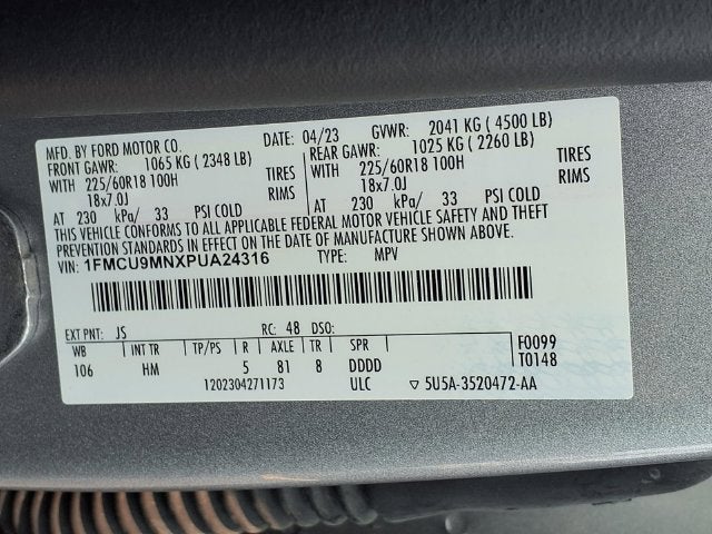 2023 Ford Escape ST-Line