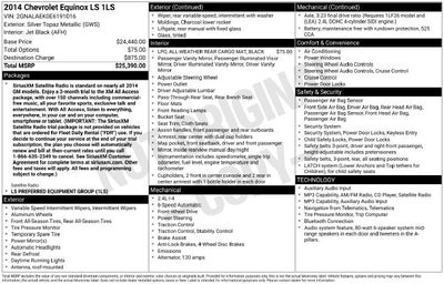 2014 Chevrolet Equinox LS