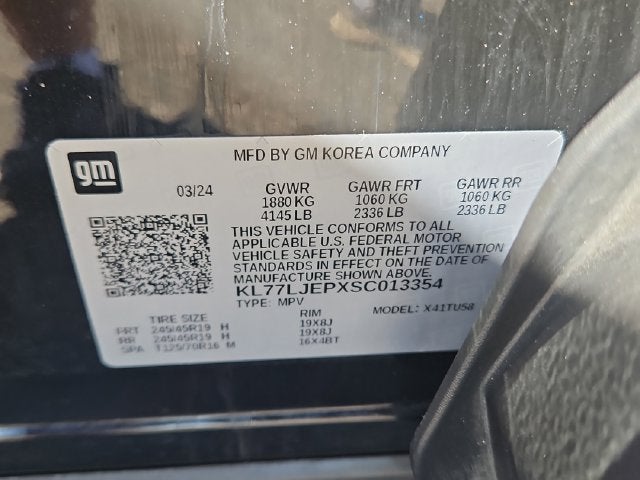 2025 Chevrolet Trax 2RS