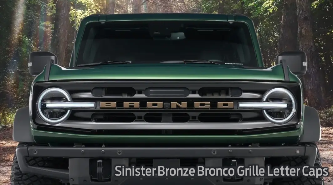 Ford Bronco Sinisiter Bronze Grille