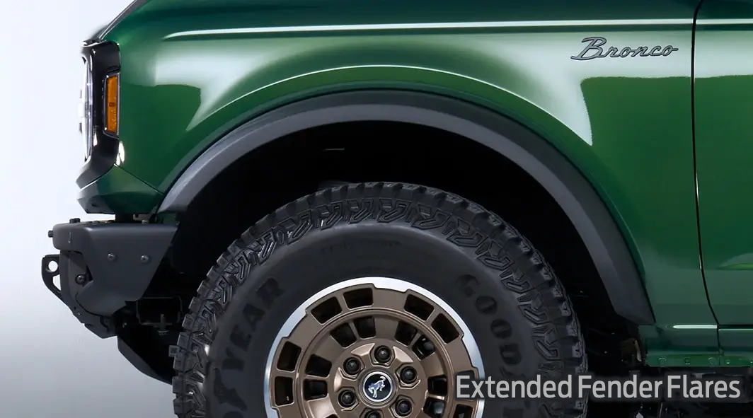 Ford Bronco Sinister Bronze Extended Fender Flares