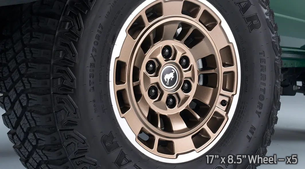 Ford Bronco Sinister Bronze upgraded rims