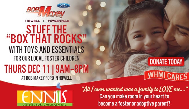 Stuff the BOX THAT ROCKS ennis center for children