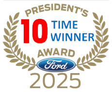 Ford President's Award Bob Maxey Ford of Howell 10 times 2025